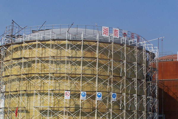 宁波万华一期技改项目非标储罐保温